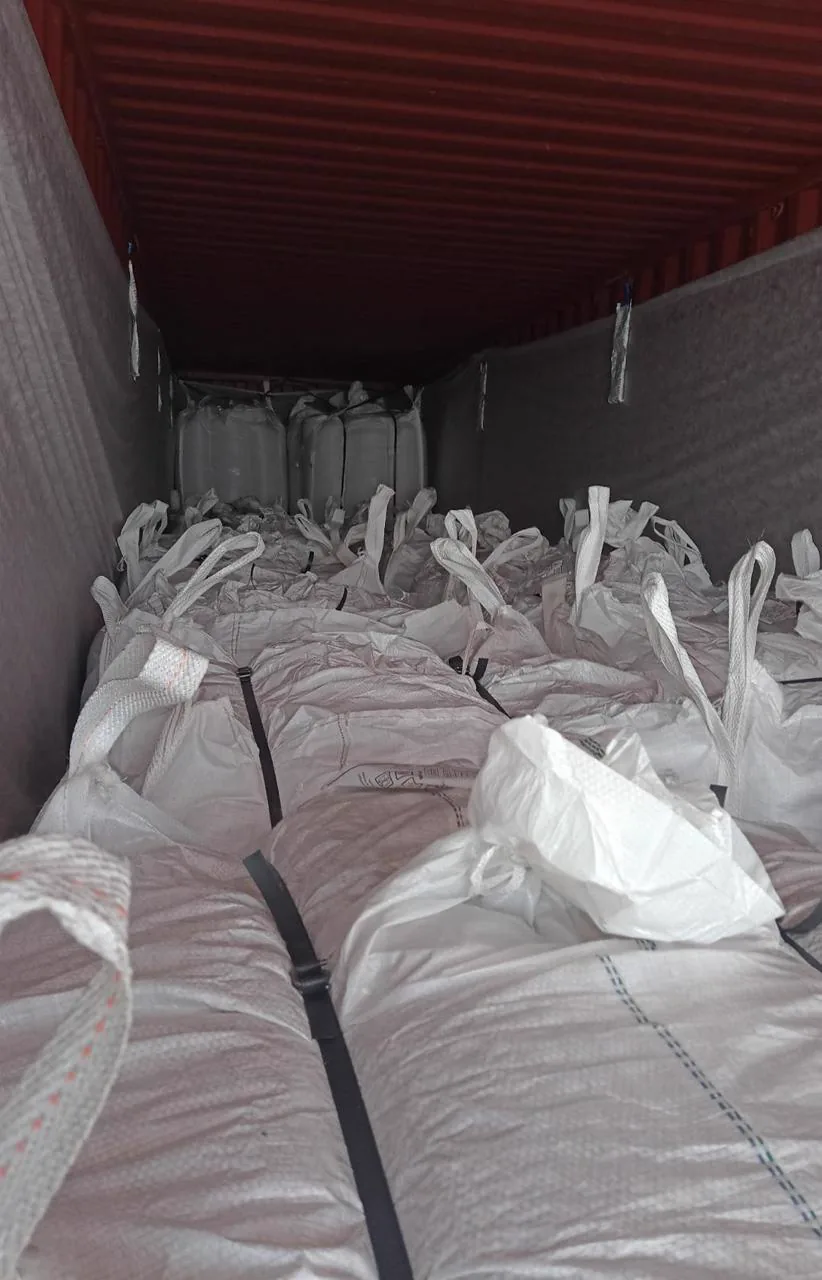 Big bags cargados con liner